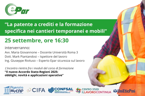 corso Accordo Stato-Regioni