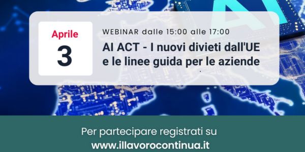 webinar ai act nuovi divieti ue